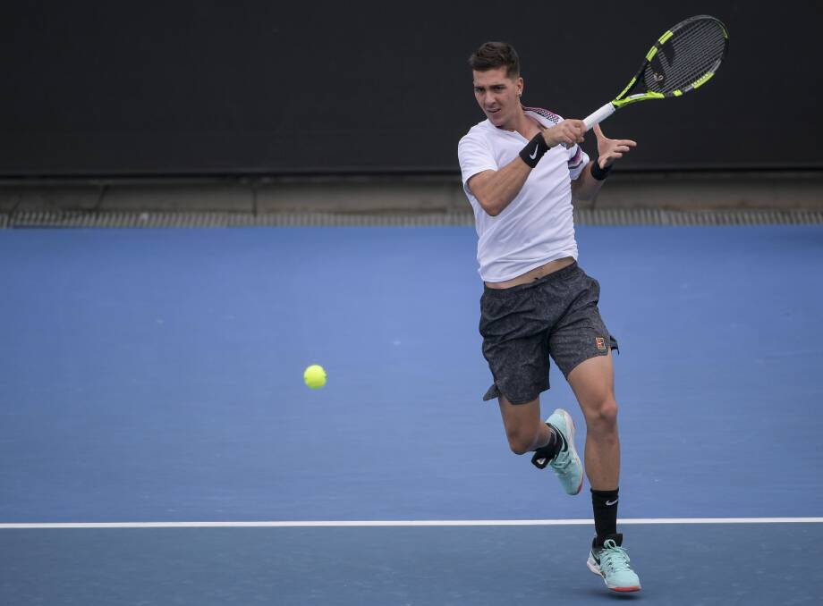 WAITING TIME: Australian talent Thanasi Kokkinakis is set to line up for the Launceston International later this month. Picture: AAP