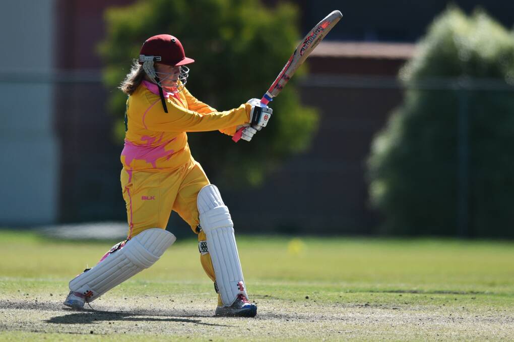 TOP KNOCK: South Launceston's Caitlyn Webster was the best of the North's batters on Sunday.