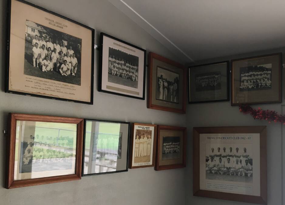 YESTERYEAR: Photos adorn the Trevallyn clubrooms.