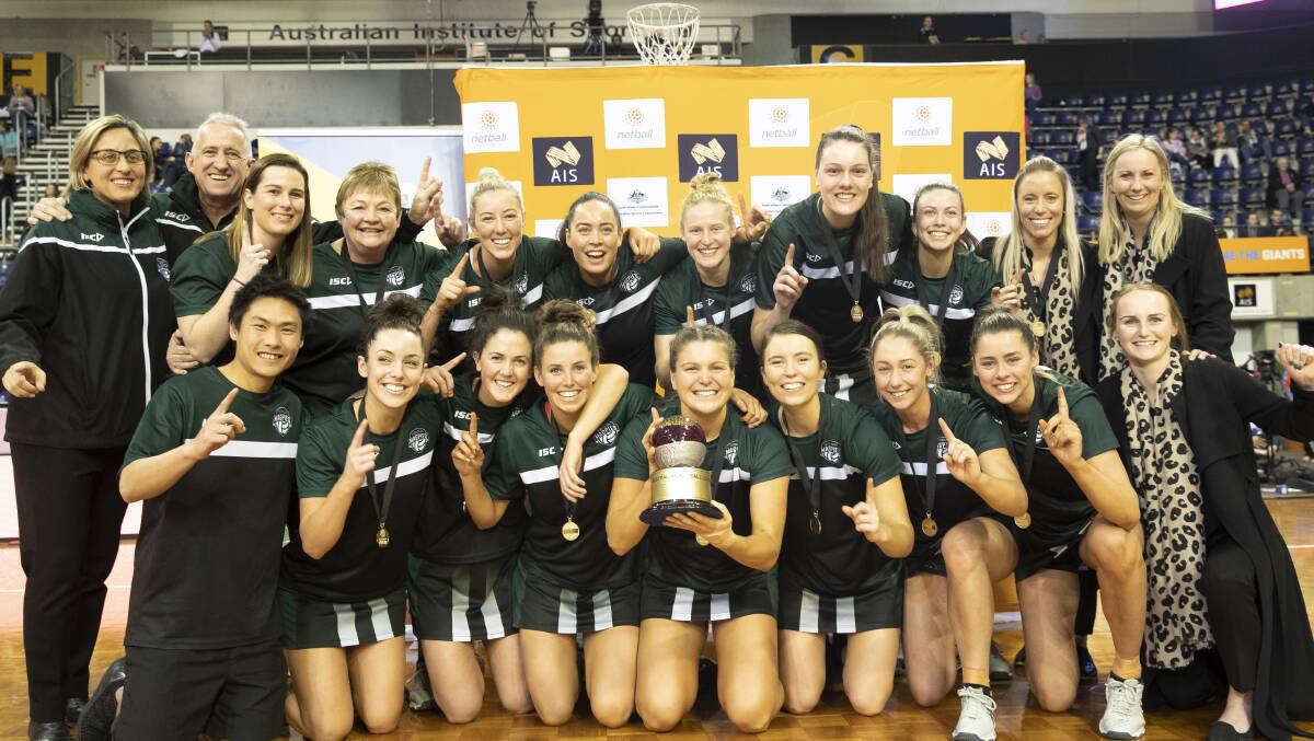 GRINNERS: Tasmanian Magpies took out the state's first national netball title in 2018 after government support. 