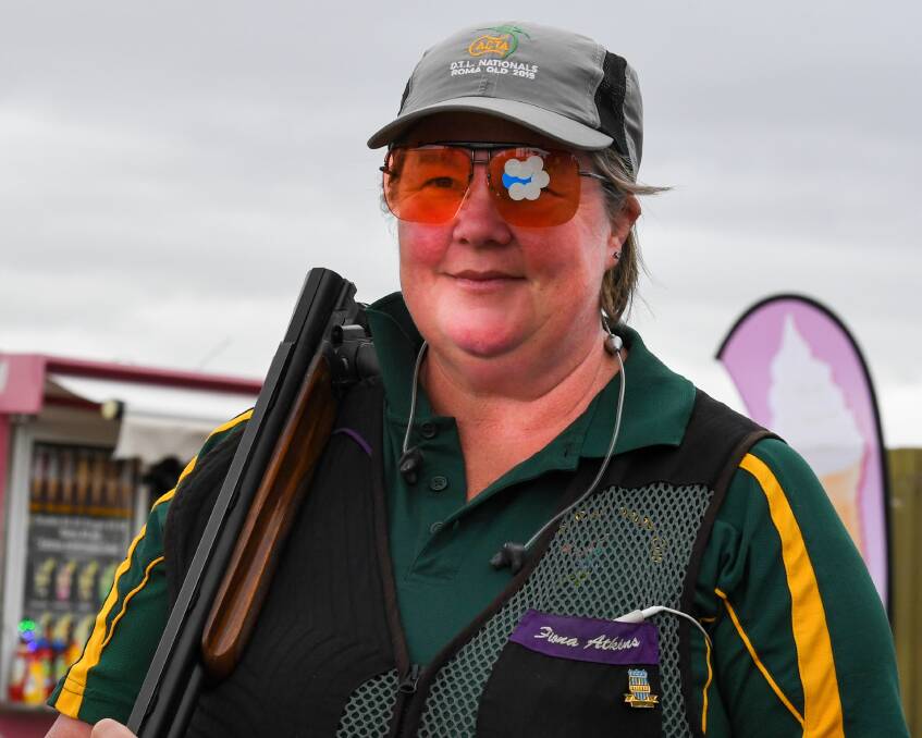 TOP AIM: Fiona Atkins was in contention on Sunday in the state single barrel titles.