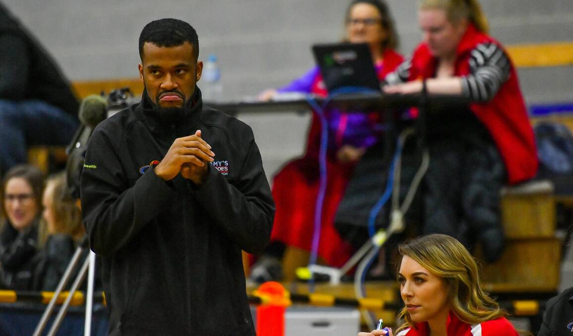 MASTER PLAN: Launceston coach Derrick Washington was ready to move on from Saturday night's defeat to Bendigo in pursuit of a road win over Melbourne Tigers.