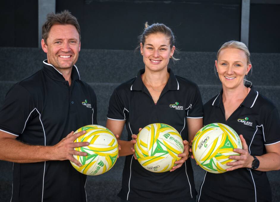 BACK ON THE BALL: Star Cavaliers coaches Dan Roden, Dannie Carstens and Anita Batty are returning this year. 