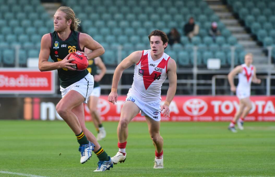 NEXT CHANCE: Jake Hinds is still in the running for a spot on the AFL list in the rookie draft.