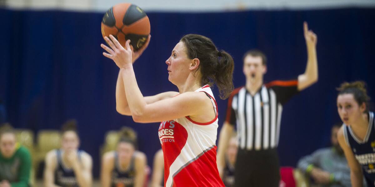 FOCUSED: Tornadoes veteran Ali Partridge shoots from the line. Picture: Dion Georgopoulos
