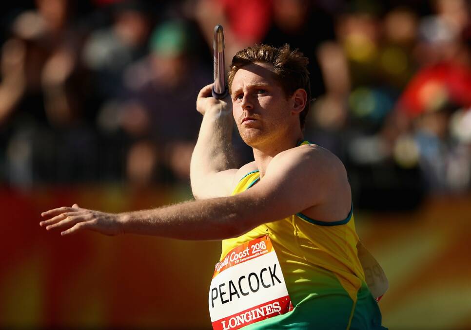 FORTUNATE: Hamish Peacock looks bound for Tokyo again after the Hobart javelin thrower feared his spot was gone through injury before coronavirus restrictions struck. Picture: TIS