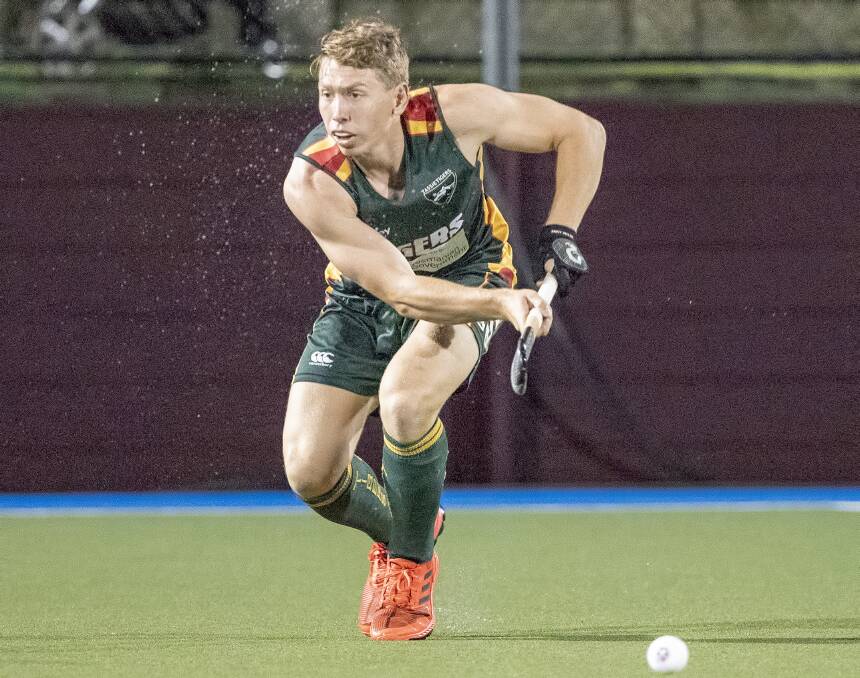 GRUNT WORK: Kieron Arthur's importance for Tassie Tigers has continued to shape the Launceston product's rise up Australia's hockey ranks. Picture: ClickInFocus