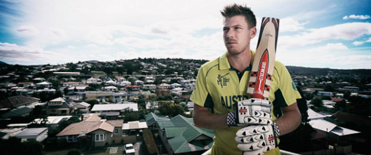 PENSIVE: Hometown boy James Faulkner missing from Australia's ODI side.