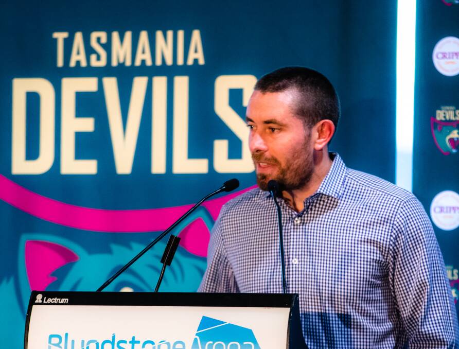 CENTRE STAGE: AFL Tasmania football manager Craig Notman has been quite a vocal proponent for the talent in the state since taking on the Devils' gig. Picture: Solstice Digital