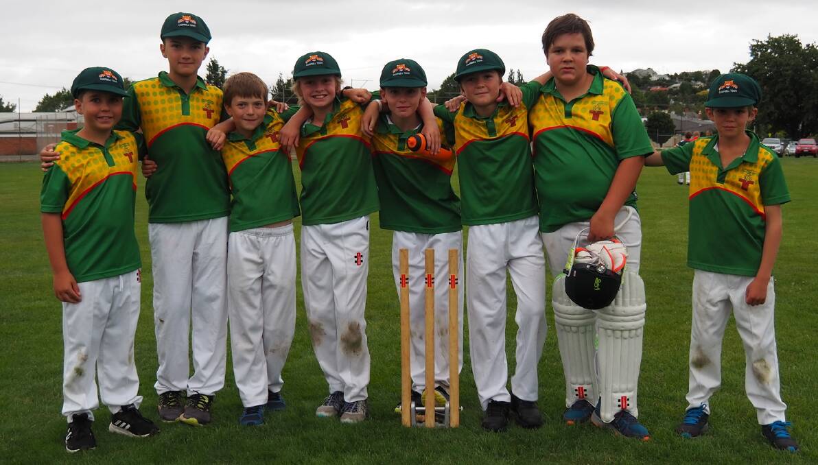 TEAMWORK: Campbell Town under-12s has shown some great spirit during their unbeaten season. Picture: Supplied