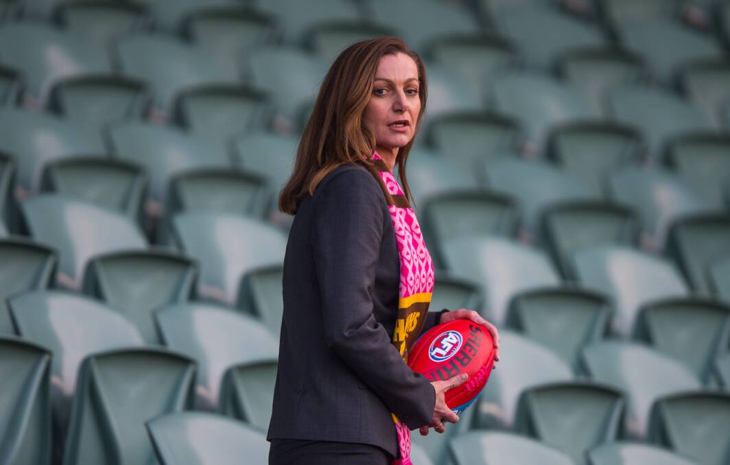 EMPTY PROMISES: Axed Hawthorn chief executive Tracey Gaudry, who failed to win over club staff in her four-month tenure, was given her marching orders the day after this year's AFL grand final. Pictures: Scott Gelston