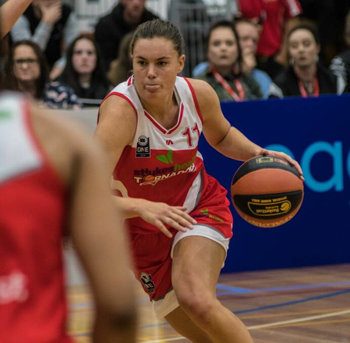 TALENT: New Zealander Stella Beck was one of the driving forces behind the Launceston Tornadoes opening win of the NBL1 season.
