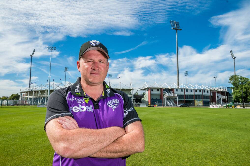 BIG VISION: Cricket Tasmania Nick Cummins wants to improve developments around UTAS Stadium and Invermay Park to bring back first-class cricket. Picture: Phillip Biggs
