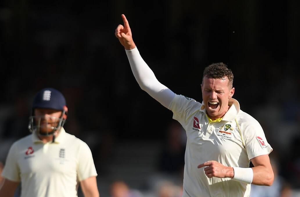 BATTLING ON: Peter Siddle will bring the fight to Tasmania as he did a number of occasions in Ashes series. Picture: Getty Images