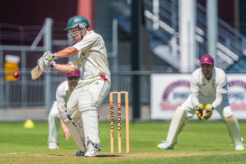 COVERED: Westbury captain Richard Howe looks to play square of the wicket.