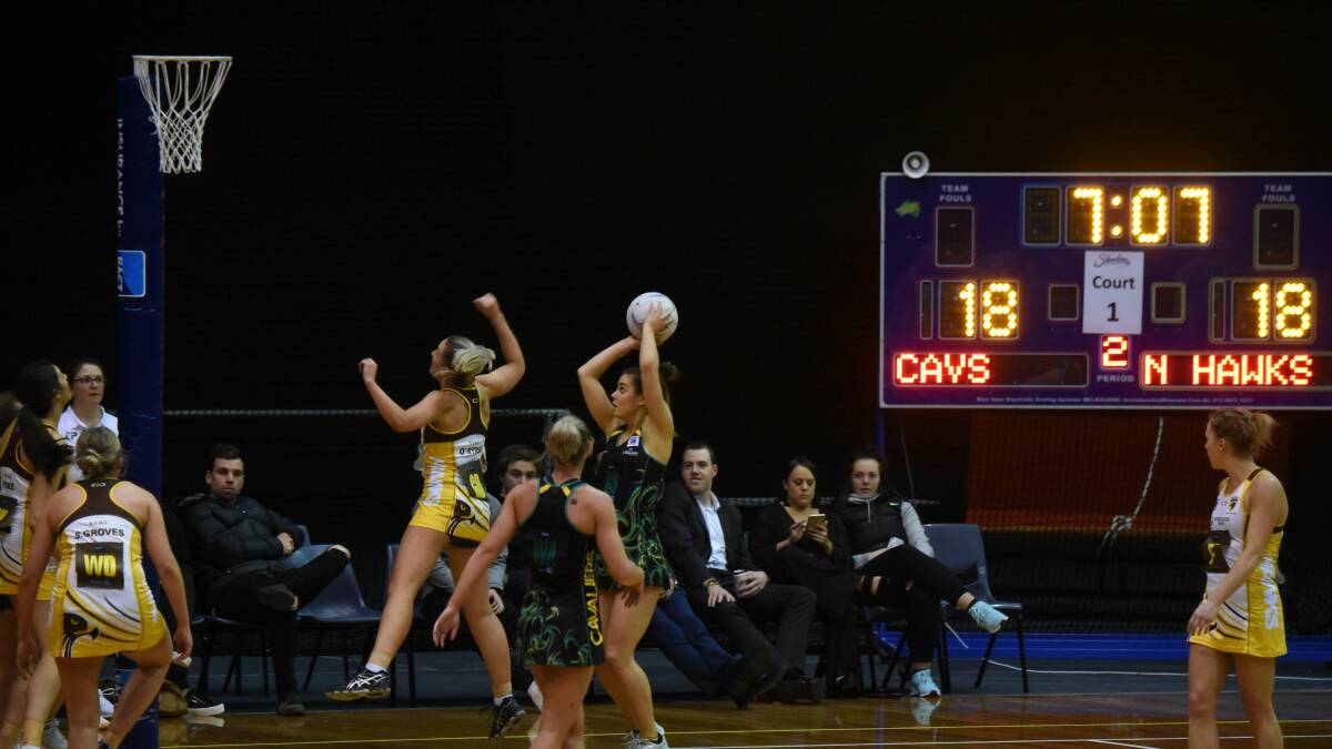 SHOOTING GOALS: Cavaliers and Northern Hawks are still awaiting their grand final rematch after their clash was postponed.