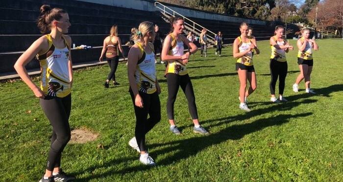 GREAT OUTDOORS: Northern Hawks take the first step to resuming training. Pictures; Supplied