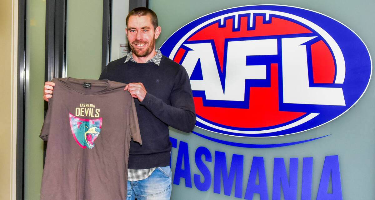 PASSIONATE: AFL Tasmania development manager Craig Notman. Picture: Neil Richardson