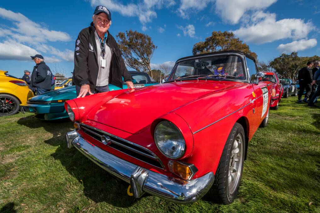 WHAT A BEAUT: Motorsport stalwart Ray Graham, racing in a 1965 Sunbeam Tiger MK1A, brings a lot of back stories to Targa. Picture: Phillip Biggs