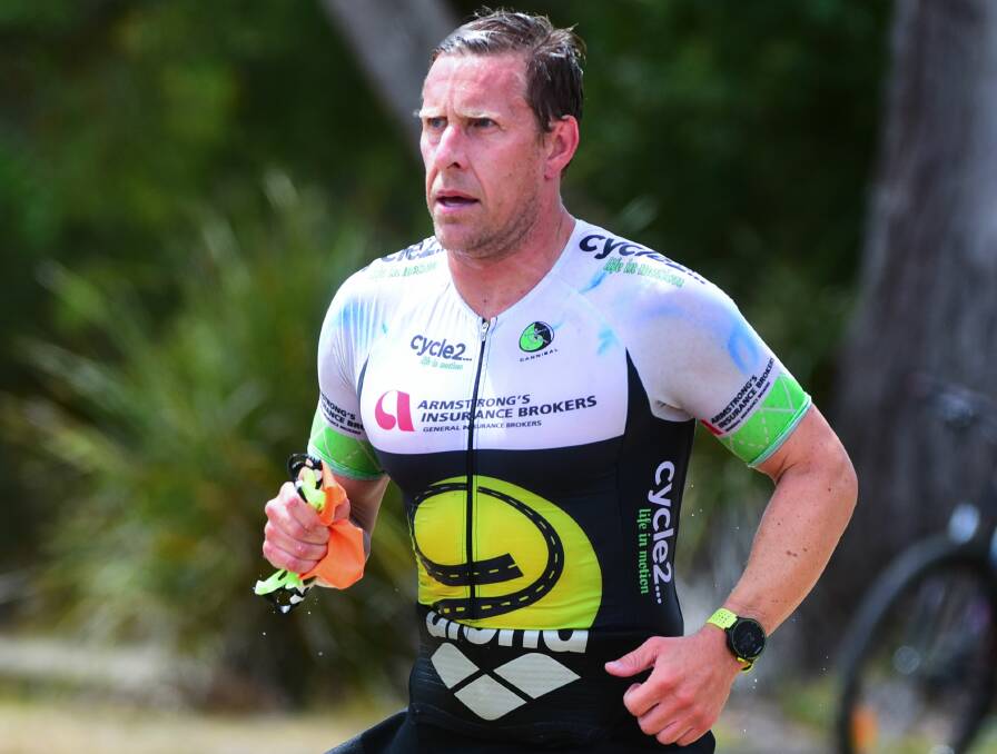 DETERMINED: Triathlete Hayden Armstrong has enjoyed a top summer.