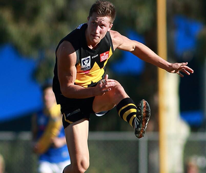 TOP YEAR: One-time South Launceston and Western Storm star Matt Hanson continues his rise since transferring to VFL club Werribee in 2015. Picture: Werribee Football Club