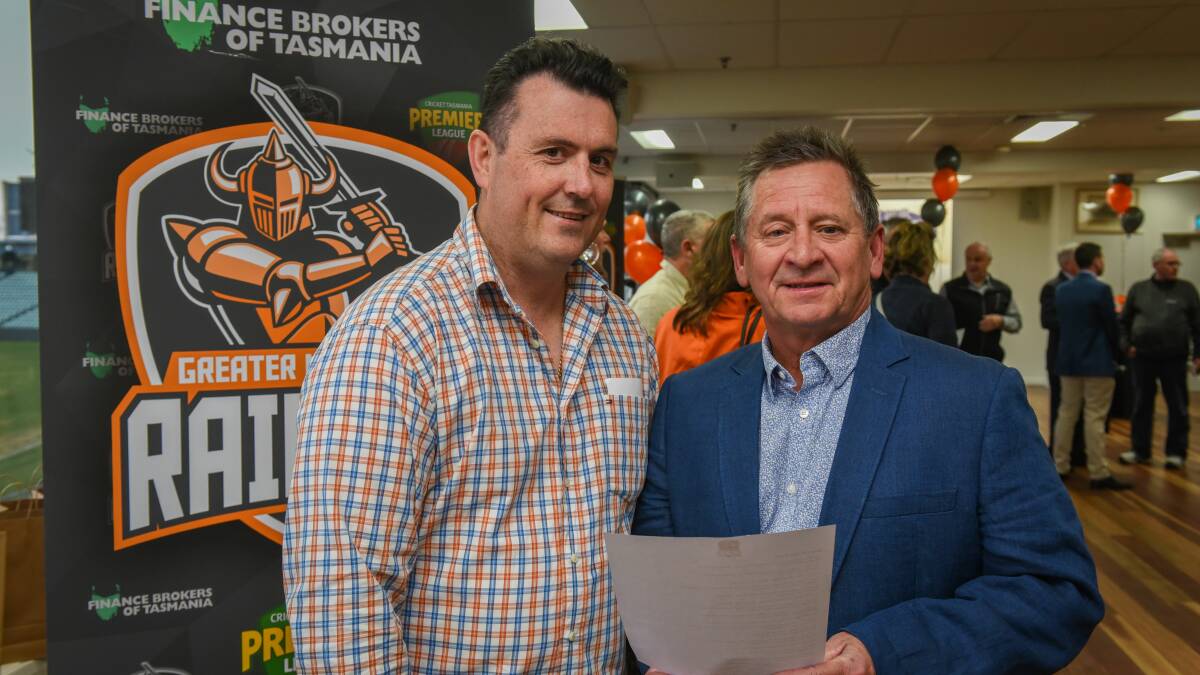 ROOKIE: Coach Andrew Gower on the day of the Greater Northern Raiders' launch 18 months ago with Tim Coyle.