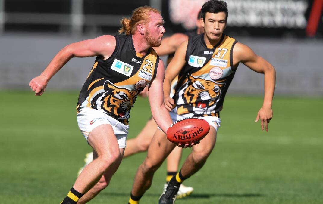 TIGERS ON THE HUNT: William campbell leads the Tigers' pack.