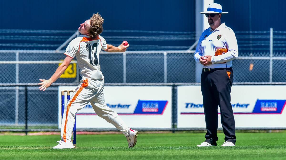 COME IN SPINNER: Riverside offie Cooper Anthes on debut last summer is set to return to the Greater Northern Raiders on Saturday.