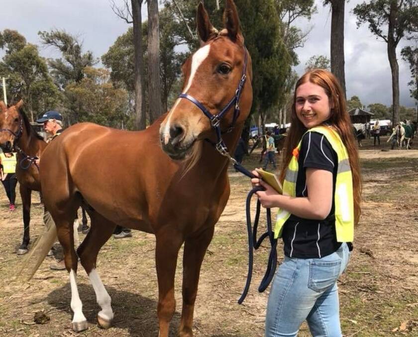 REFLECT: Another year down for Lebrina rider Kirstie Lockhart with Razara Momentum at the 2018 Tom Quilty Gold Cup in Tasmania. Pictures: Supplied