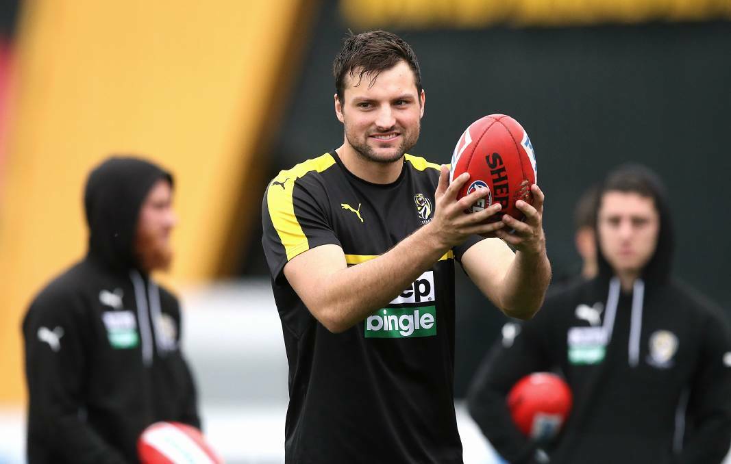 FIRM: Toby Nankervis did all he could to regain a spot last week in the AFL side.