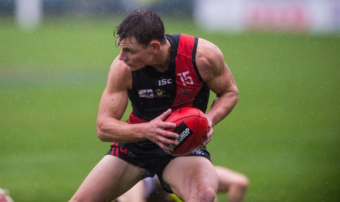 EYE-CATCHING: Jack Avent was best-on-ground for the Bombers over Burnie.