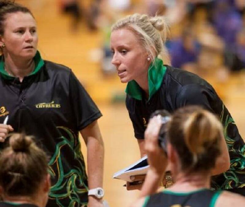 LEADERSHIP: Tasmanian Magpies assistant coach Claire Dennis taking charge back in her days at Cavaliers. 