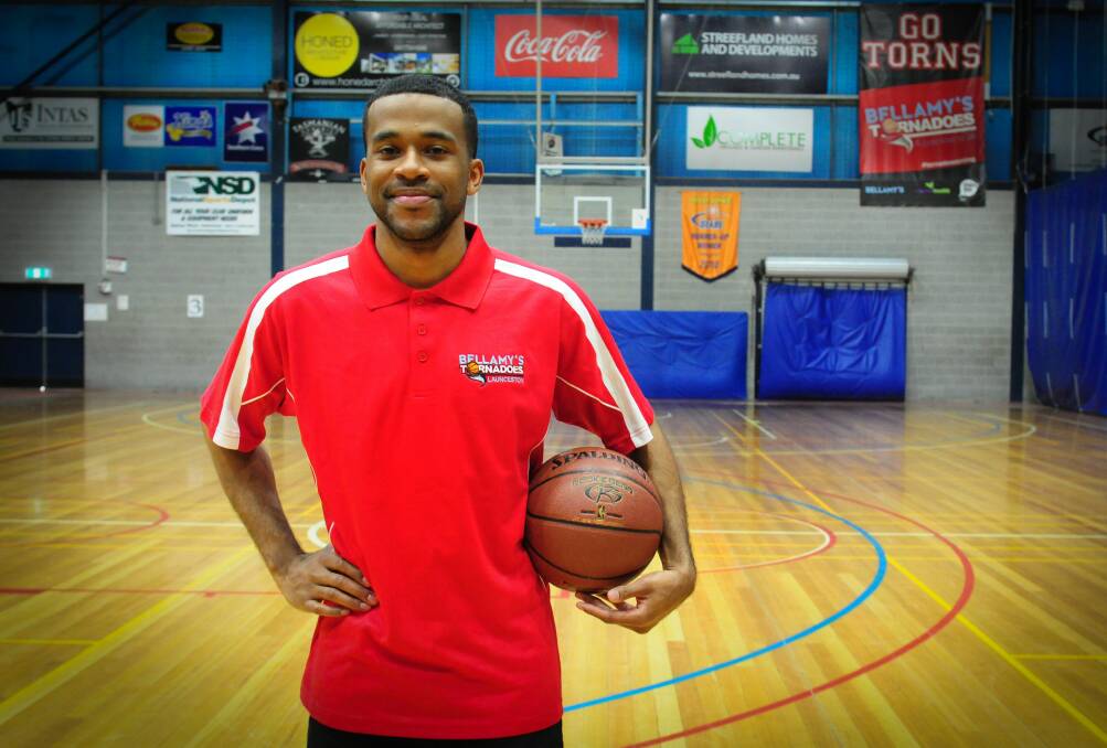 BRING ON THE SEASON: Coach Derrick Washington has set high standards for his Tornadoes players before a ball is bounced ahead of the SEABL campaign. Picture: Paul Scambler 