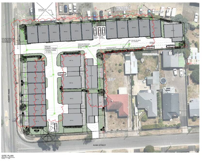 MORE HOUSING: A proposed site plan which shows how the new development could look. Picture: 6ty