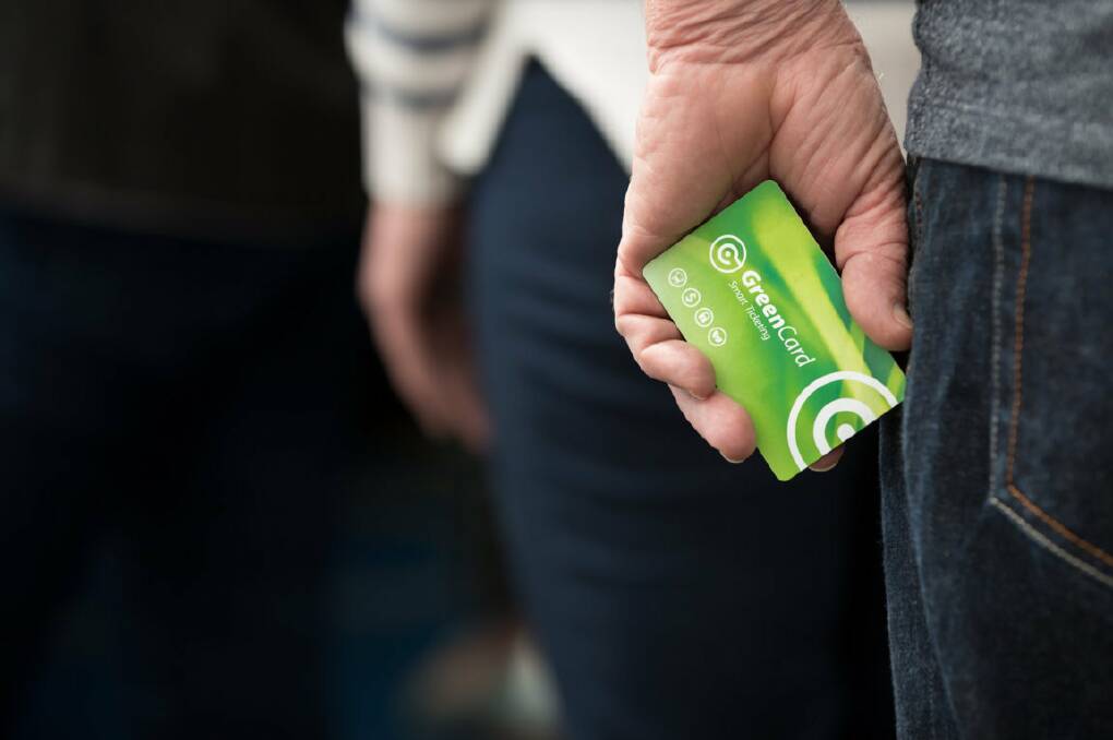 GOING GREEN: Metro Tasmania wants more people to use the contactless Greencard payment option. Picture: Metro Tasmania