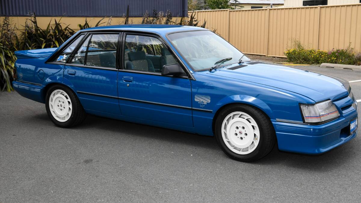 UNIQUE CAR: The build number of the Cameron family's limited edition Commodore was 0555, which dad Matt said tied in with Peter Brock's race car number. Picture: Neil Richardson.