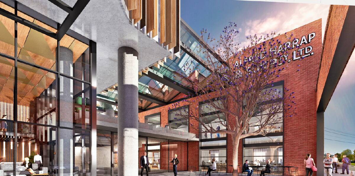ARTIST IMPRESSION: A plaza area which will form part of the development. Picture: Scanlan Architects
