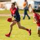 AT HOME: Lilydale's Tom Grimes in action at Lilydale Recreation Reserve last year. Picture: Phillip Biggs