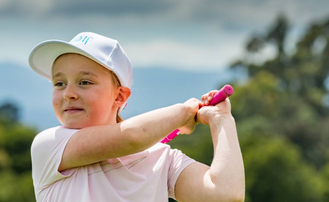 GETTING EXCITED: Harper Gorham, 8, is going to take part in Saturday's come-and-try session. 