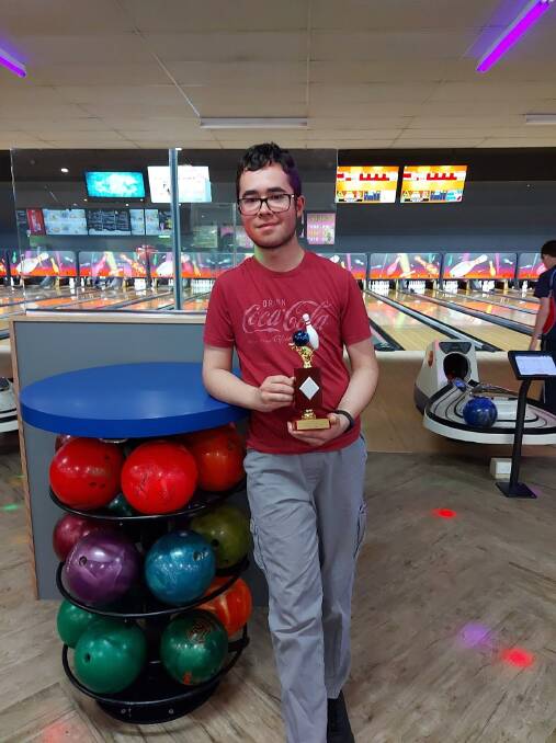 EMERGING TALENT: Launceston's Logan Ruffin, 16, has been nominated for the male athlete of the year for his tenpin bowling achievements. Picture: Supplied