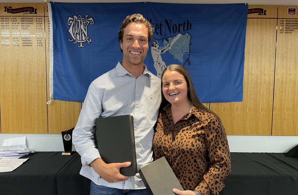 Westbury's Stacey Norton-Smith and Ollie Wood took out the Cricket North player of the year awards. Presentation night pictures by Brian Allen 