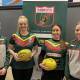 LET'S GO: (L-R) Bridgenorth women's co-captains Mikaela Clarke and Emily Mckinnell with teammates Grace Walker and Hannah Carr ahead of their semi-final. Pictures: Brian Allen