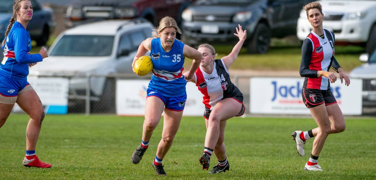 MATCH-WINNER: South Launceston's Aprille Crooks came runner-up in the division one MVP count this season. Picture: Paul Scambler 