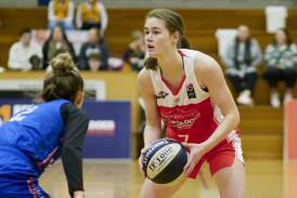 Launceston Tornadoes talent Macey Crawford at Elphin Sports Centre in 2023. Picture by Rod Thompson