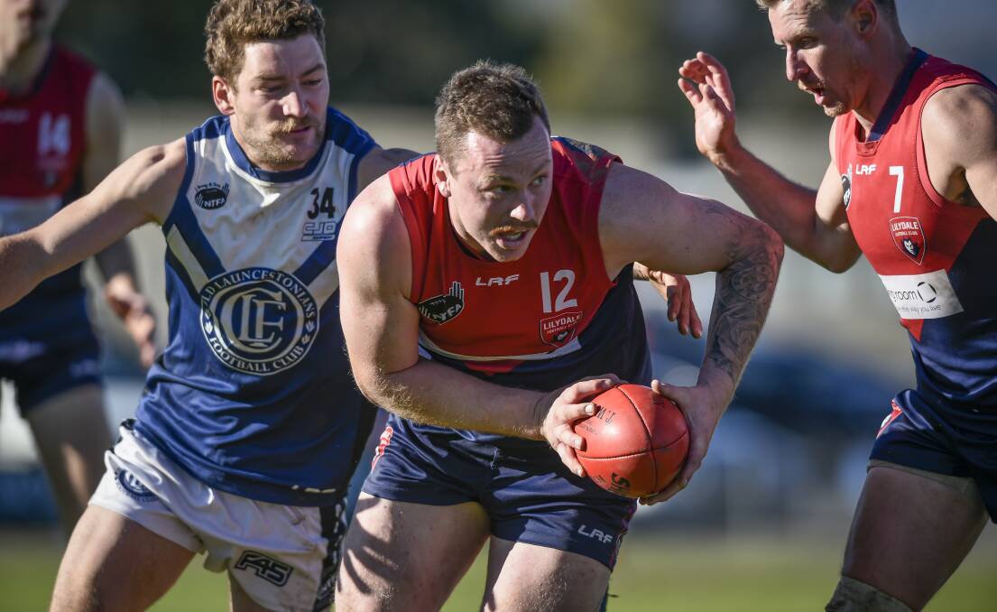 KEY OUT: Lilydale's Trent Griggs is out with a hamstring injury. Picture: Craig George 