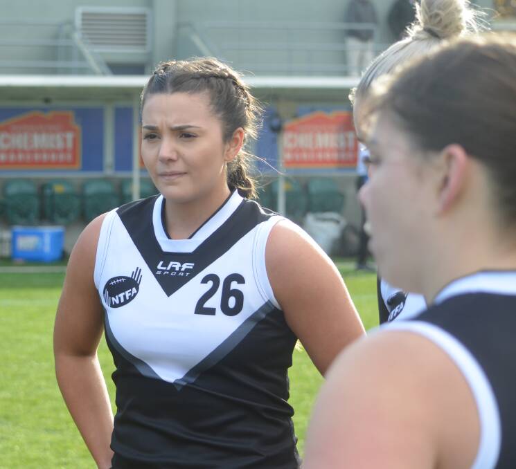 LISTENING: Launceston's Madi Reisinger represented the NTFAW on the long weekend. Picture: Brian Allen