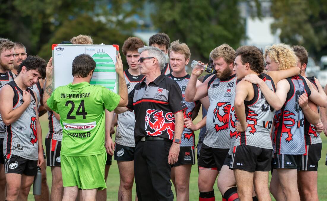 ON THE IMPROVE: UTAS coach David Manktelow feels his side is making positive steps toward gaining the respect of the competition. Picture: Paul Scambler 