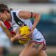 KEY PLAYER: George Town co-captain Jayde Barrenger is among the Saints' outs for this Saturday. Picture: Phillip Biggs