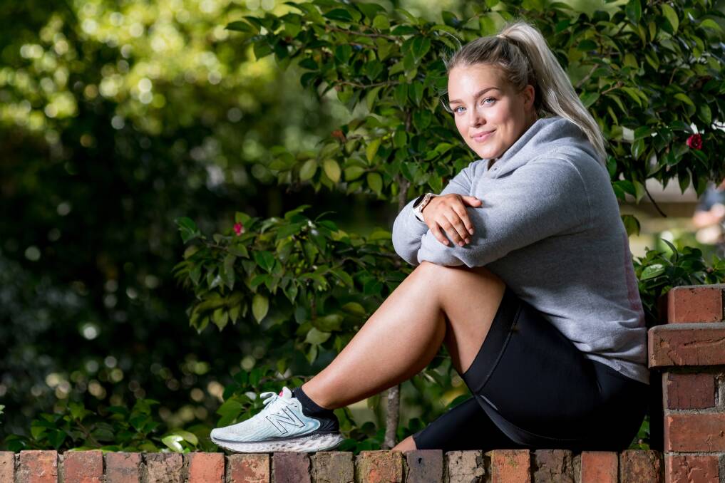 BRIGHT FUTURE: Endurance athlete Ava Wheatley at Launceston's City Park.