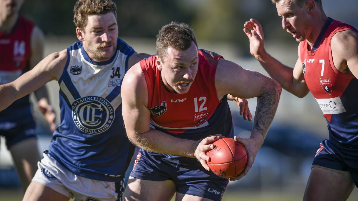 WELL DONE: Lilydale's Trent Griggs won the division one men's MVP. Picture: Craig George 